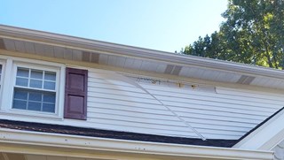 Siding Repair Before in Bowling Green, KY
