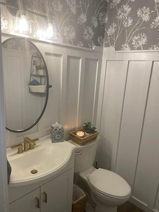 Powder Room Refresh After, Florence, KY 