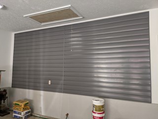 PVC Slatted Panel Garage