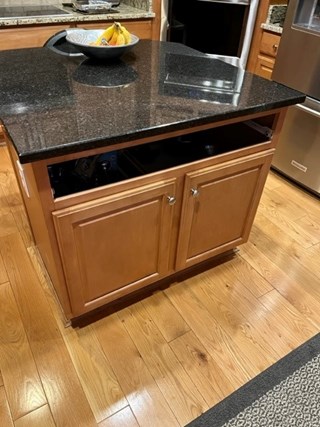 Island Drawer Repair Before