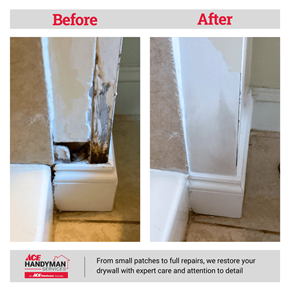 dry wall before and after dry wall before and after
