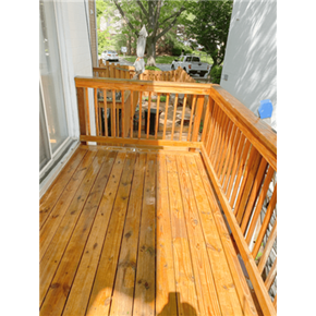 Pressure Washed and Stained Deck in Cockeysville, MD                 