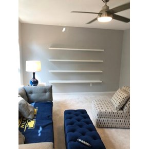 Floating Shelf Installation in Elkridge
