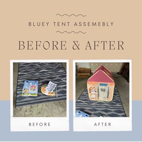 Bluey Tent Assembly - Middletown, Maryland Bluey Tent Assembly - Middletown, Maryland