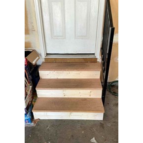 Garage step rebuild Laurel, MD - Ace Handyman Services