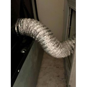 replaced damaged flexible dryer vent duct Laurel, MD - Ace Handyman Services