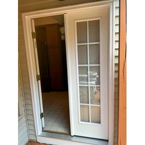 Caulked and painted door trim Laurel, MD - Ace Handyman Services
