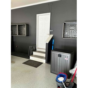 Mounted garage storage cabinets Glen Burnie, MD - Ace Handyman Services
