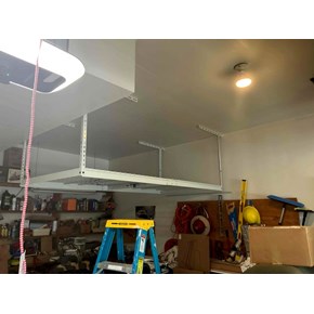 Installed garage ceiling storage racks Millersville, MD - Ace Handyman Services