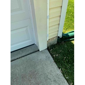 repaired rotten garage door trim Odenton, MD - Ace Handyman Services