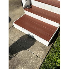 Reattached loose trim on stairs Pasadena, MD - Ace Handyman Services