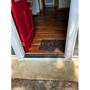 Repaired rotten exterior door trim Pasadena, MD - Ace Handyman Services