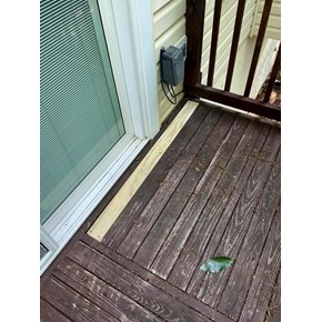 replaced rotten deck plank Severn, MD - Ace Handyman Services