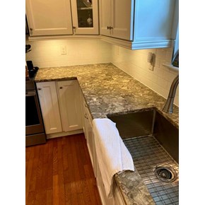 Recaulked kitchen counter top Severna Park, MD - Ace Handyman Services