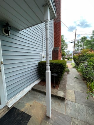 After- Wood rot on porch column in Severna Park, MD- Ace Handyman Services Laurel