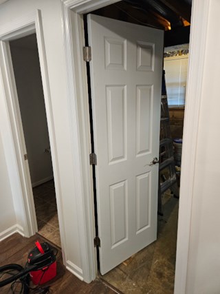After- Repair interior door in Crofton, MD