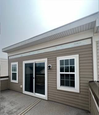 Before- Replaced missing piece of siding in Beltsville, MD- Ace Handyman Services Laurel