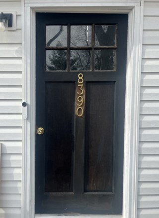 Before- Front door installation in Millersville, MD- Ace Handyman Services Laurel