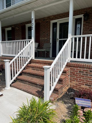 After- Exterior handrail installation, Severn MD- Ace Handyman Services Laurel