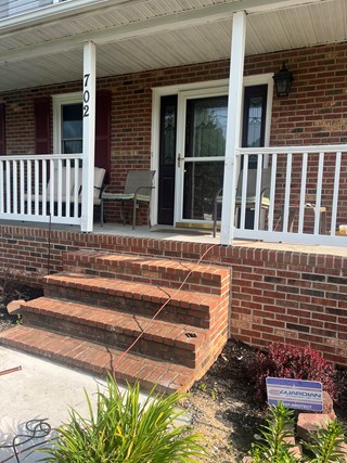 Before- Exterior handrail installation, Severn MD- Ace Handyman Services Laurel