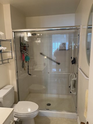 After- Installation for Glass Shower Door in Silver Spring, MD- Ace Handyman Services Laurel