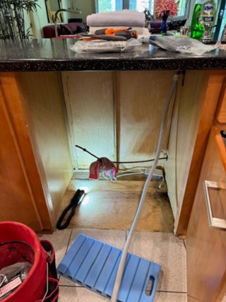 Before- Dishwasher installation in Severn, MD- Ace Handyman Services Laurel
