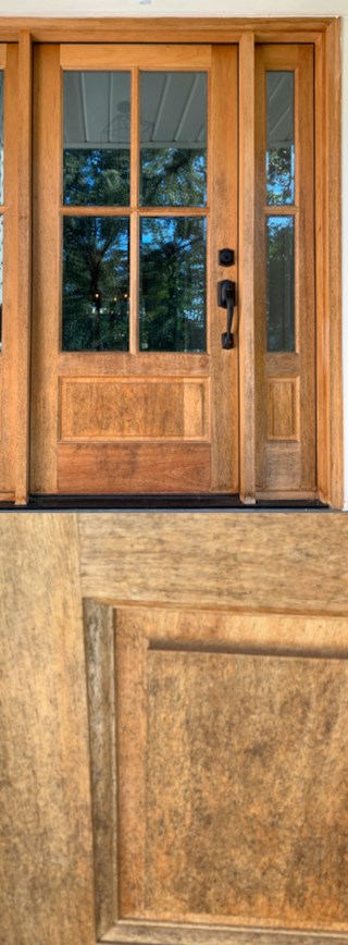 Before - Stain and Refinish Door in Severna Park MD - Ace Handyman Services