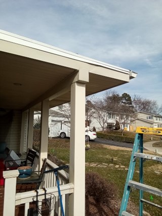 After- Replace fascia board that came off in Severn, MD- Ace Handyman Services Laurel