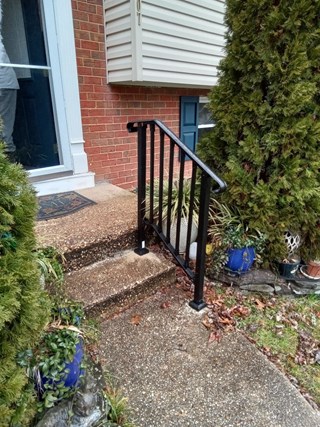 After- Handrail in Millersville, MD- Ace Handyman Services Laurel