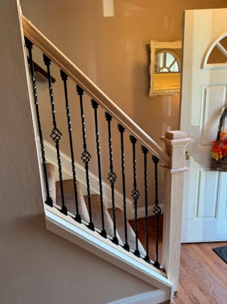 After- Interior handrail replacement in Crofton, MD- Ace Handyman Services Laurel