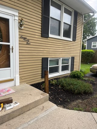 Before- Exterior handrail installation in Severn, MD- Ace Handyman Services Laurel