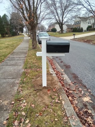 After- Replace mailbox in Laurel, MD- Ace Handyman Services Laurel