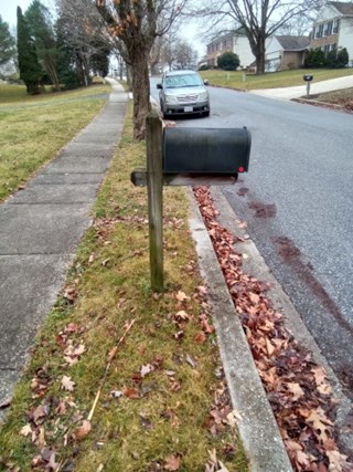 Before- Replace mailbox in Laurel, MD- Ace Handyman Services Laurel