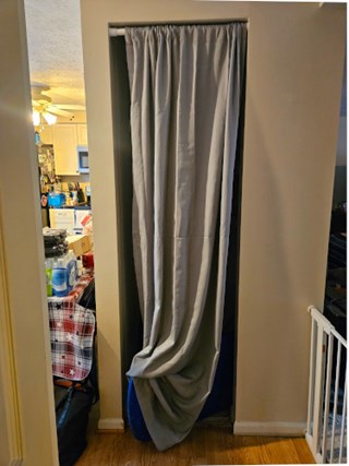 Before- Installing new pantry door in Pasadena, MD- Ace Handyman Services Laurel
