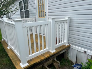 After- Porch railing replacement in Jessup, MD- Ace Handyman Services Laurel