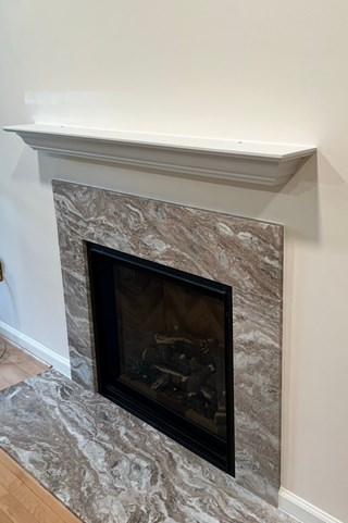After- shelf over fireplace in Severna Park, MD- Ace Handyman Services Laurel