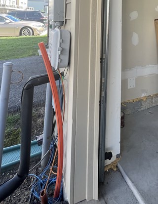 After- Garage door trim repair in Hanover, MD- Ace Handyman Services Laurel