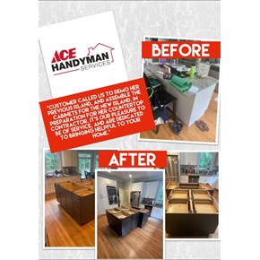 Kitchen Island Installation