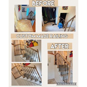 Stair Railing Replacement 