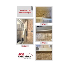 Bathroom Tile & Threshold Repair