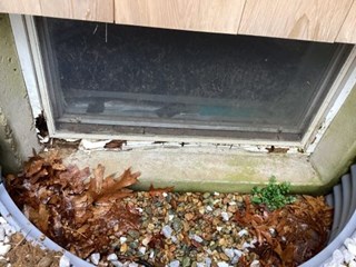 Ace Handyman Services Cape Cod Hopper Window Replacement Before