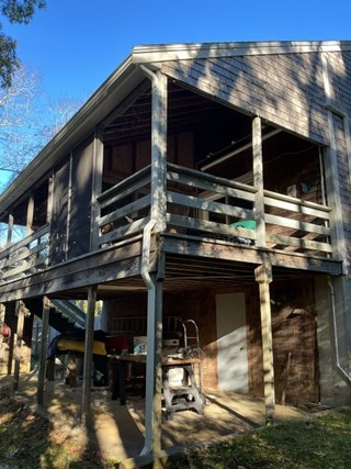 Ace Handyman Services Cape Cod Porch Screening Before