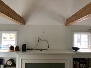 Ace Handyman Services Cape Cod TV Installation Before