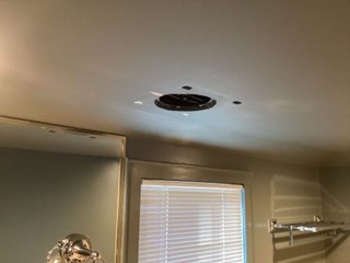 Ace Handyman Services Ceiling Vent Fan Replacement Before