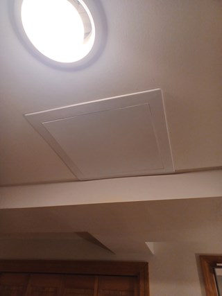 Ace Handyman Services Ceiling Access Panel After