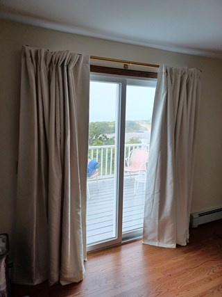 Ace Handyman Services Sliding Glass Door Curtain Rod Installation After