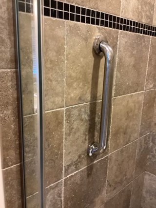 Ace Handyman Services Grab Bar Installation After