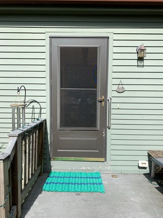 Andersen Storm Door Replacement Before