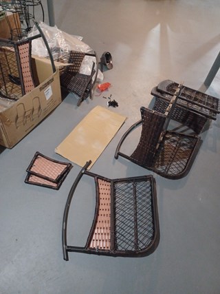 Ace Handyman Services Patio Furniture Assembly Before