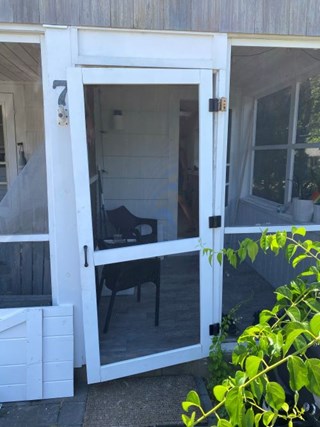Ace Handyman Services Screen Door Repair Before